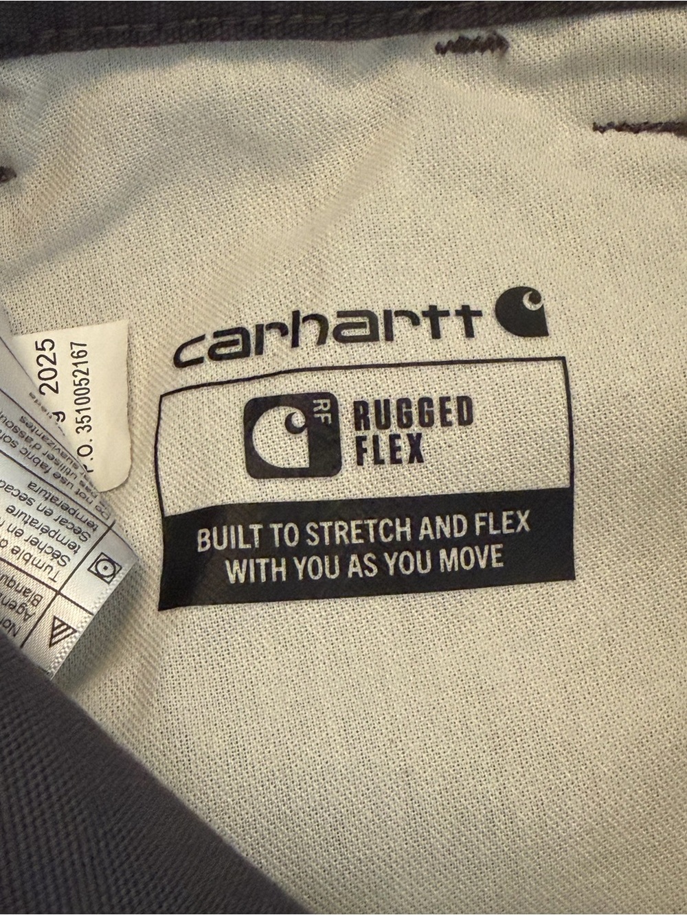 Carhartt Dark Gray Utility Relaxed Fit Men’s Rugged Flex Shorts - Picture 10 of 11